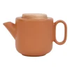 Théière en grès terracotta mat avec filtre - Baltika
