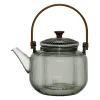 Théière en verre gris avec filtre 85cl - Dilacia