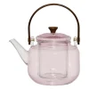Théière en verre rose 85cl - Dilacia