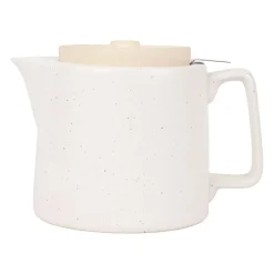 Théière mate avec filtre verde blanc 1l en grès