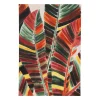 Toile feuilles en tissu multicolore 60x90cm - Seguia