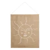 Toile "soleil" en jute naturel 125x150cm - Aurore
