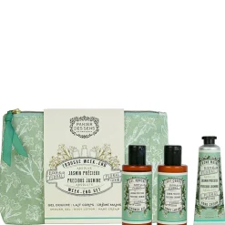 Trousse de voyage gel douche, lait corps et crème main jasmin