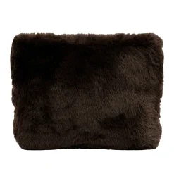 Trousse fausse fourrure brun - Chamonix