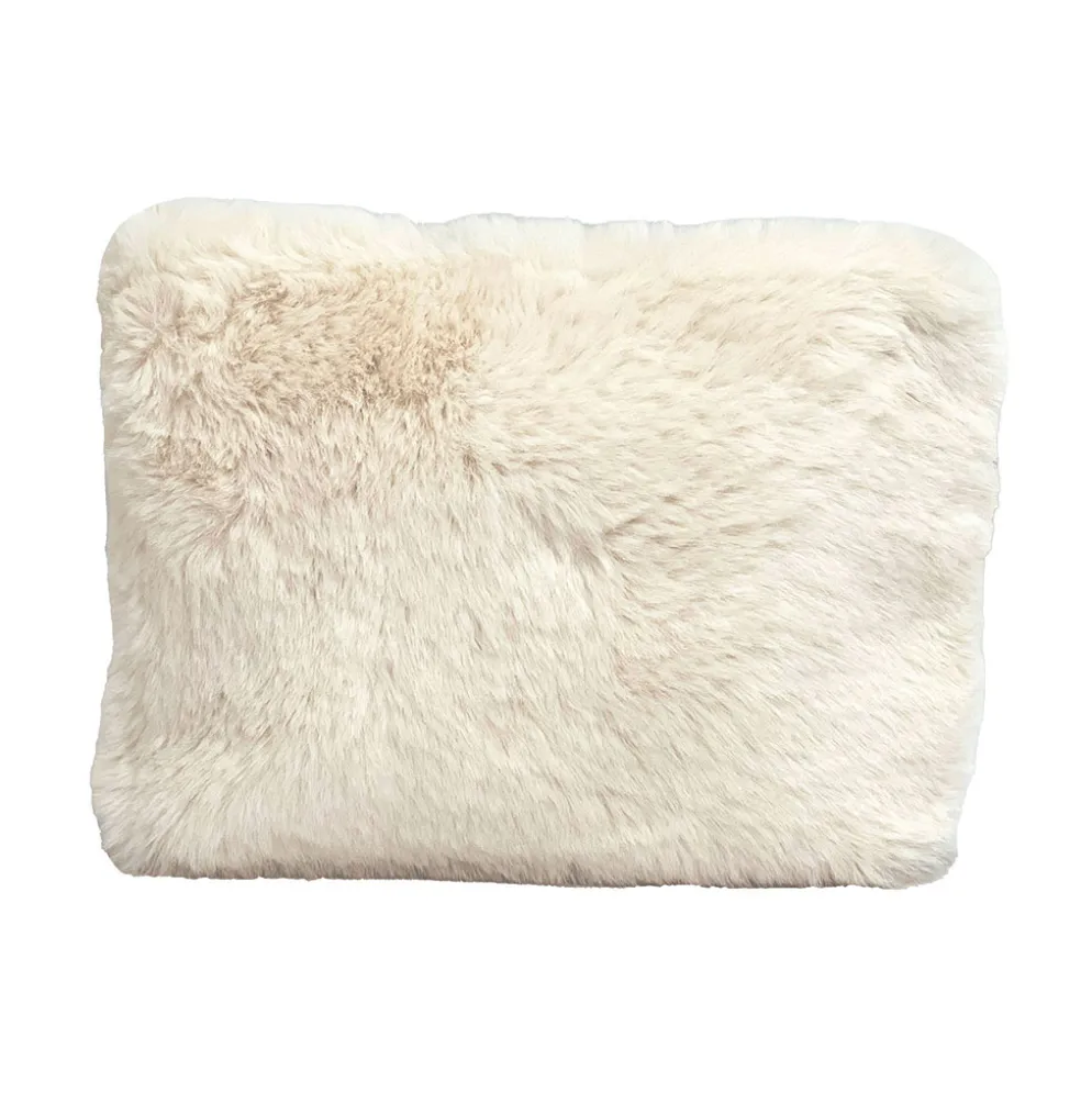 Trousse fausse fourrure ivoire - Chamonix