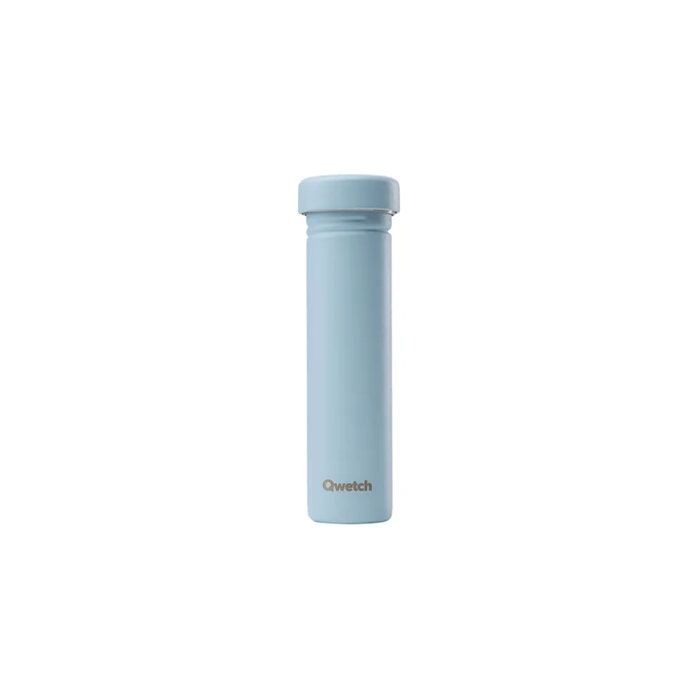 Tube pour 12 pastilles Solid Drinks en inox bleu pastel