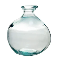 Vase dame jeanne en verre transparent h18cm - Simplicity