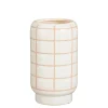 Vase en céramique blanc cassé h24cm - Jake