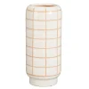 Vase en céramique blanc cassé h32cm - Jake