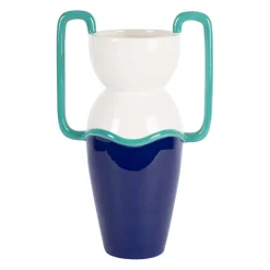 Vase en dolomite indigo h33cm - Greeka