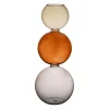 Vase en verre ambre h30cm - Cyrius