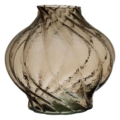 Vase en verre fumé h25cm - Automnal