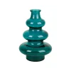 Vase en verre émeraude h22cm - Comille