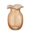 Vase en verre orange h27cm - Mira