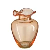 Vase en verre orange h22cm - Mira