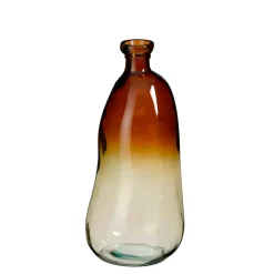 Vase en verre recyclé marron h51cm - Organic