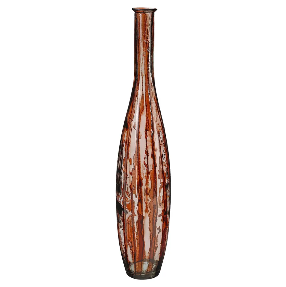 Vase en verre recyclé marron h100cm - Palermo