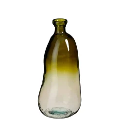 Vase en verre recyclé vert h51cm - Organic