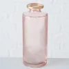 Vase en verre rose et or h13cm - Adore
