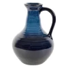 Vase pichet en grès indigo h24cm - Mijas