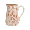 Vase pichet fleur en grès rouge antique h23cm - Sinhoue