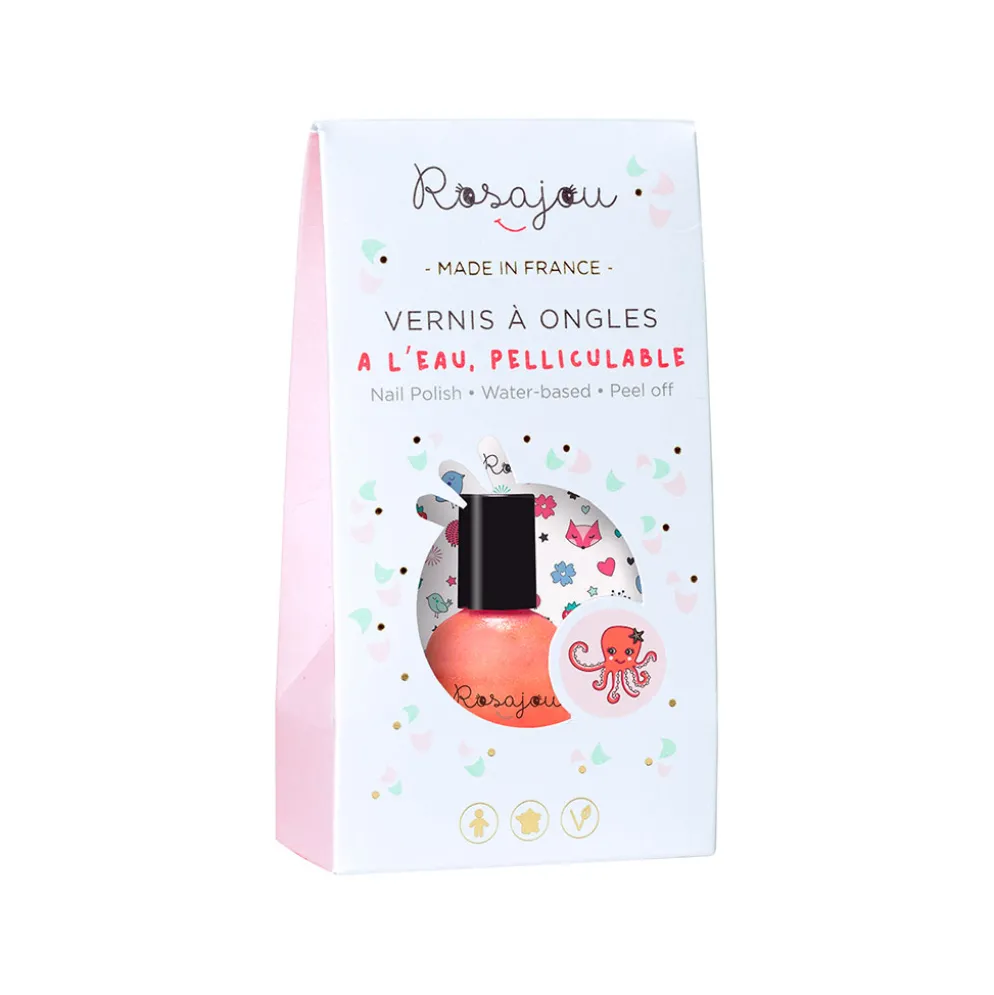 Vernis à ongles pour enfant corail nacré 5ml
