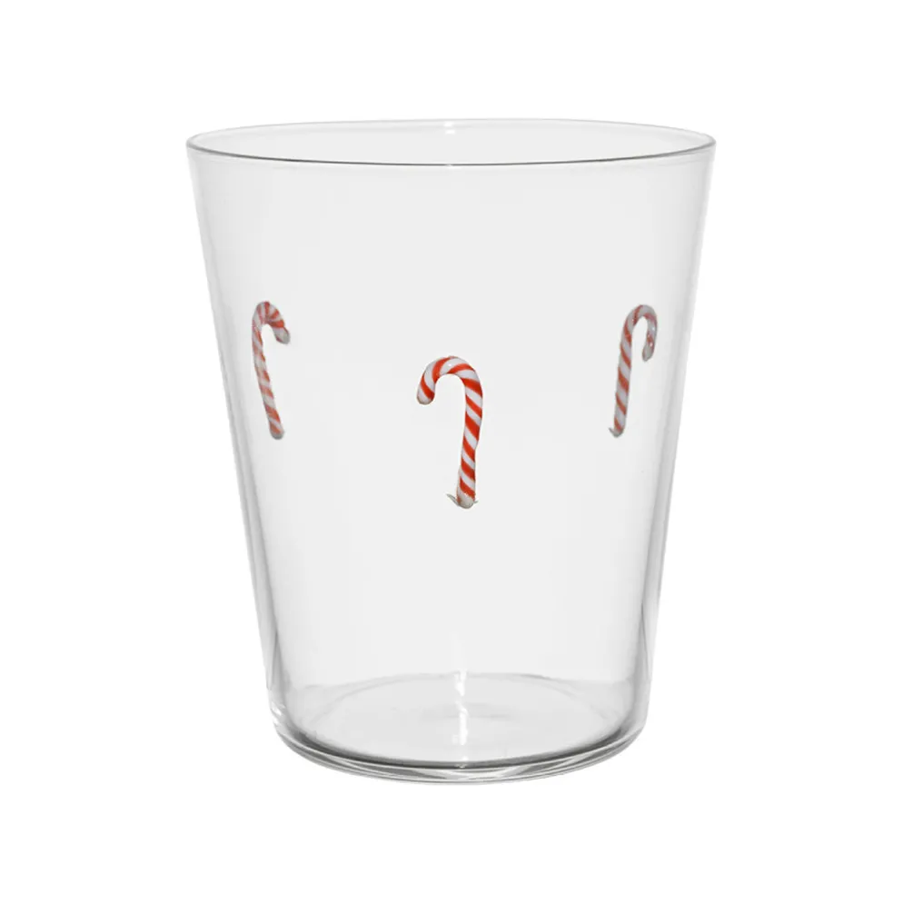 Verre à eau sucre d'orge en verre borosilicate 40cl