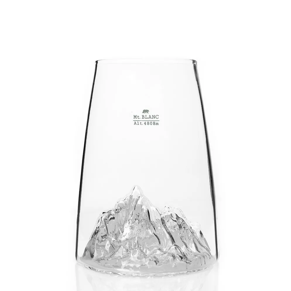 Verre design Mont Blanc - Topographic