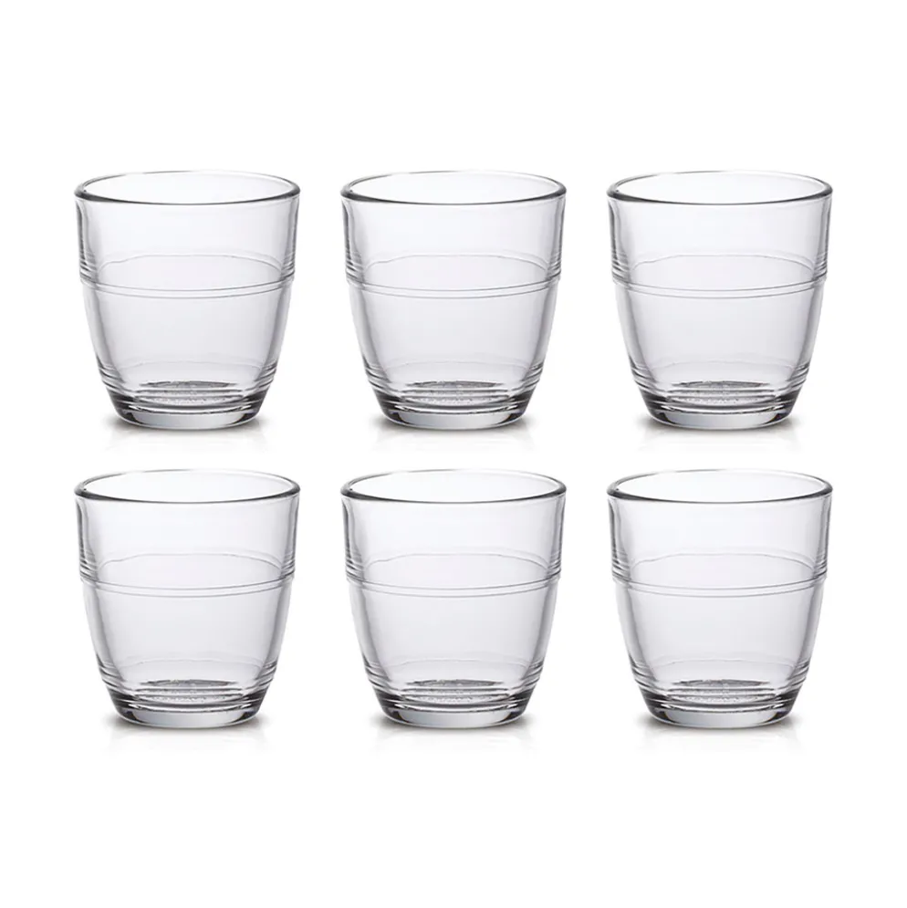Verres à eau x6 9cl - Gigogne