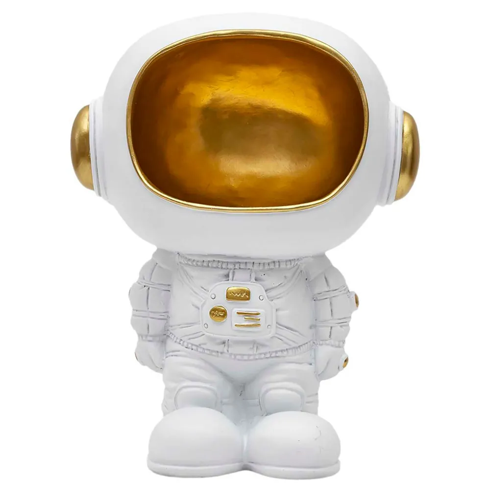 Vide poche astronaute blanc et doré