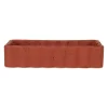 Vide poche en grès moucheté terracotta 18x10cm - Aurore